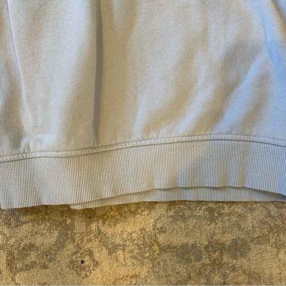 FILA womens french terry embroidered crewneck sweatshirt light blue - Picture 6 of 7